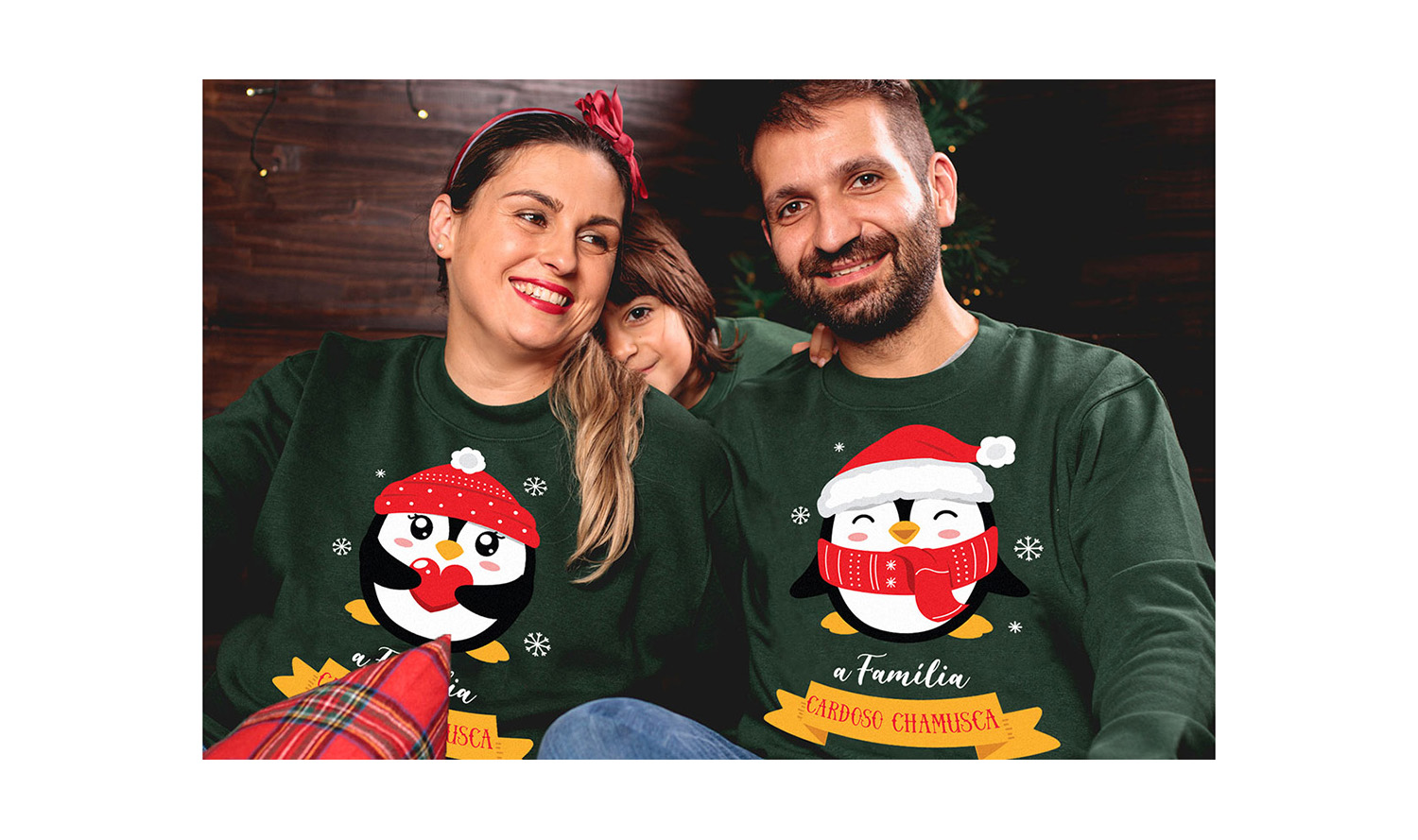 Camisolas de Natal Família - Camisolas Natal 2023 - Kikas